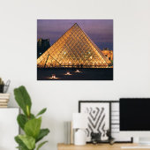 Louvre Museum Poster (Thuiskantoor)