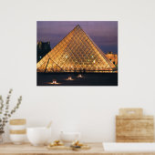 Louvre Museum Poster (Keuken)
