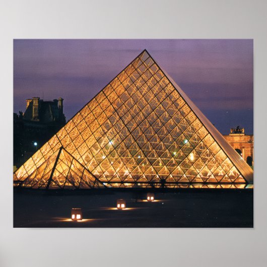 Louvre Museum Poster (Voorkant)
