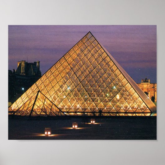 Louvre Museum Poster (Voorkant)