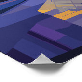 Louvre museum Reisposter Fotografie Print (Hoek)