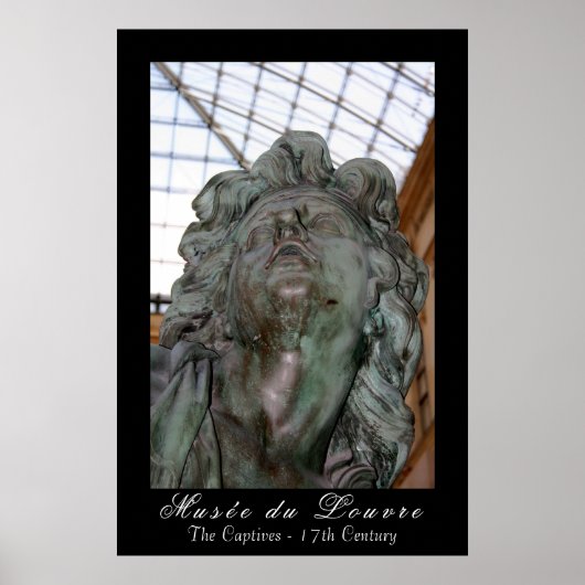 Louvre Museum "The Captives" Poster (Voorkant)