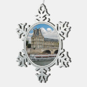 Louvre Museum Tin Sneeuwvlok Ornament (Rechts)