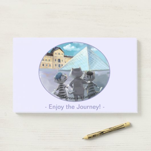 Louvre Notes 10" x 6" - Geniet (Op bureau)