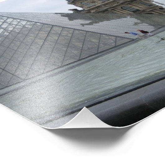 Louvre, Parijs Foto Afdruk (Hoek)