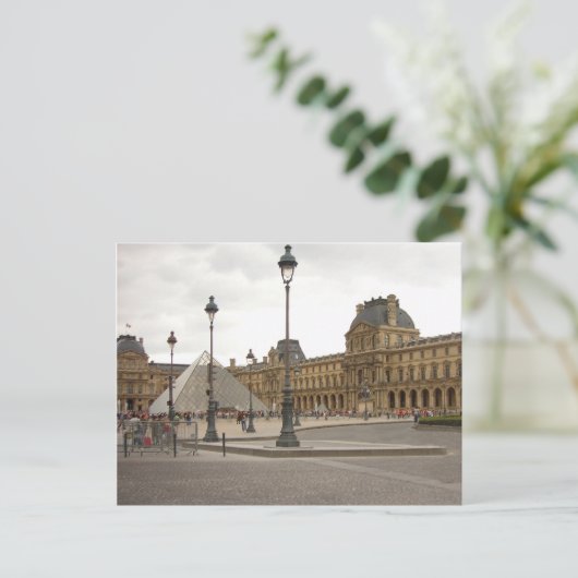 Louvre. Parijs, Frankrijk Briefkaart (Staand voorkant)