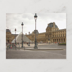 Louvre. Parijs, Frankrijk Briefkaart
