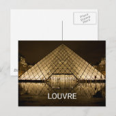 Louvre, Parijs/Frankrijk Briefkaart (Voorkant / Achterkant)