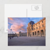 Louvre, Parijs, Frankrijk Briefkaart (Voorkant / Achterkant)
