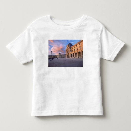 Louvre, Parijs, Frankrijk Kinder Shirts (Voorkant)