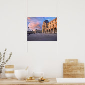 Louvre, Parijs, Frankrijk Poster (Keuken)