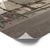 Louvre. Parijs, Frankrijk Poster (Hoek)