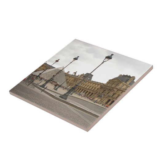 Louvre. Parijs, Frankrijk Tegeltje (Zijkant)