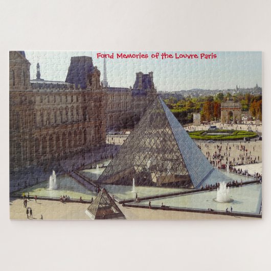 Louvre Parijs. Legpuzzel (Horizontaal)