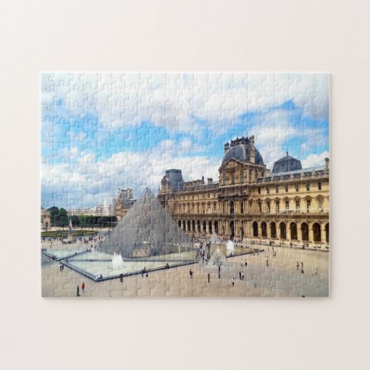 Louvre Parijs. Legpuzzel (Horizontaal)
