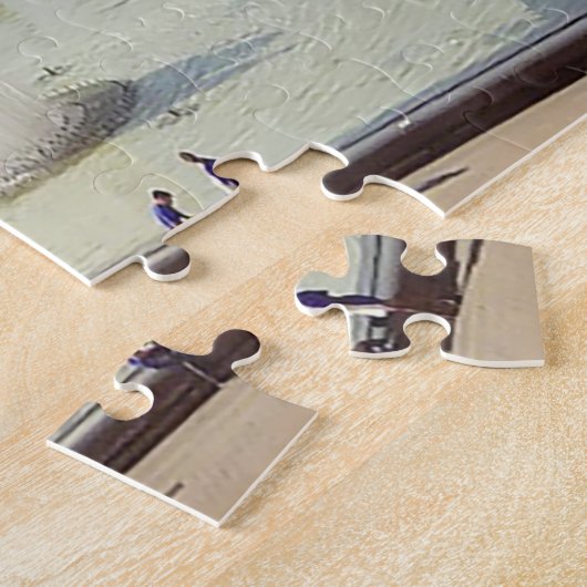 Louvre Paris. Jigzaag Puzzle Legpuzzel (Zijkant)