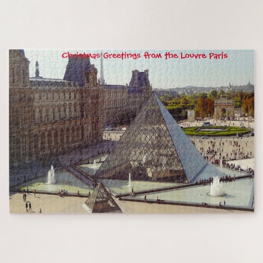 Louvre Paris. Jigzaag Puzzle Legpuzzel (Horizontaal)
