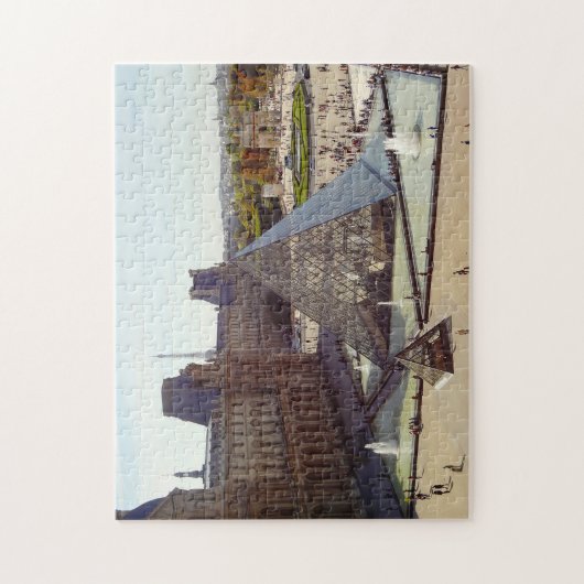 Louvre Paris. Legpuzzel (Verticaal)
