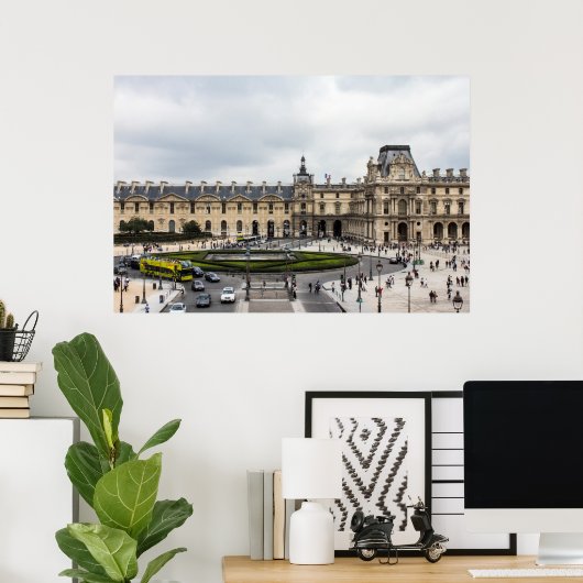 Louvre Poster (Thuiskantoor)