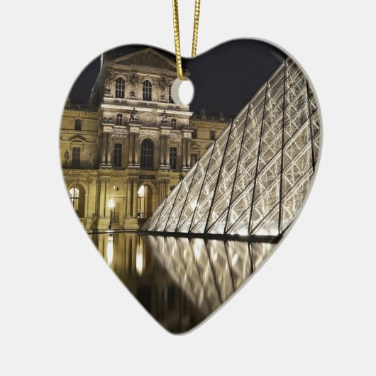 Louvre Pyramid 3 Keramisch Ornament (Links)