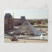 Louvre Pyramid Briefkaart (Voorkant)