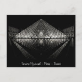 Louvre Pyramid, Parijs, Frankrijk Briefkaart (Voorkant)