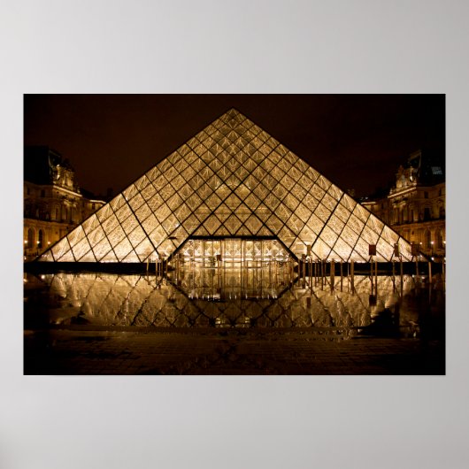 Louvre Pyramid Poster (Voorkant)