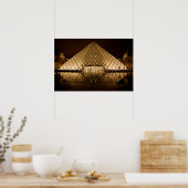 Louvre Pyramid Poster (Keuken)