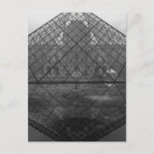 Louvre Pyramid Reflection, Parijs Briefkaart (Voorkant)