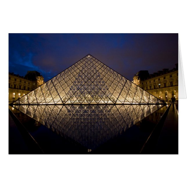 Louvre Pyramid van architect I.M. Pei bij (Voorkant Horizontaal)