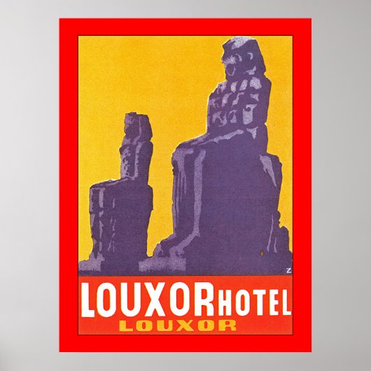  Louxour Hotel Egypte Poster (Voorkant)