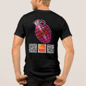LOV3 CLOWN en LOV3 GRENADE Tri-Blend Shirt (Achterkant)