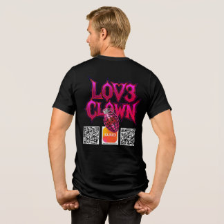 LOV3 CLOWN en LOV3 GRENADE Tri-Blend T-shirt