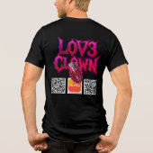 LOV3 CLOWN en LOV3 GRENADE Tri-Blend T-shirt (Achterkant)