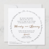 Lova Ahava in gouden joodse trouwkaart Kaart (Voorkant)