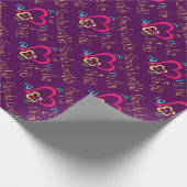 Lovable and Fun 60th Birthday Cadeaupapier (Hoek)