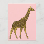 Lovable Giraffe Briefkaart (Voorkant)