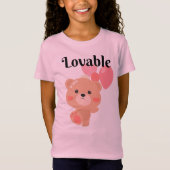 Lovable Girls 'Fine Jersey T-shirt (Voorkant)