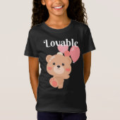 Lovable Girls 'Fine Jersey T-shirt (Voorkant)