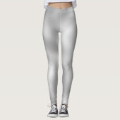 Lovable Grey Classic Shaded White Leggings (Voorkant)