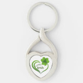 Lovable Irish Heart Shape Sleutelhanger (Voorkant)