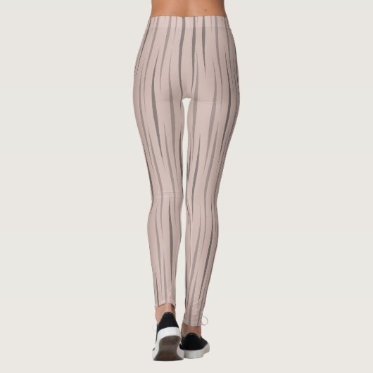 Lovable licht zalm biologische unieke vlammen leggings (Achterkant)
