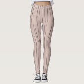 Lovable licht zalm biologische unieke vlammen leggings (Voorkant)