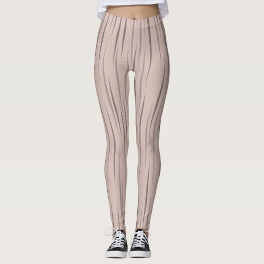 Lovable licht zalm biologische unieke vlammen leggings (Voorkant)
