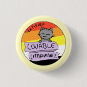Lovable Lithromantic Ronde Button 3,2 Cm (Voorkant)