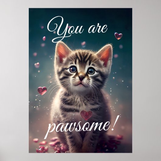 Lovable Little Kitten - je bent een pauze! Poster (Voorkant)