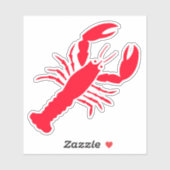 Lovable Lobster 4Lonnie Sticker (Vel)