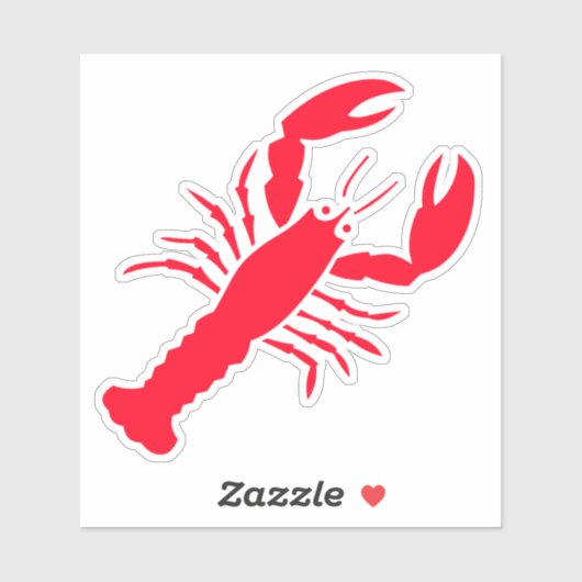 Lovable Lobster 4Lonnie Sticker (Vel)