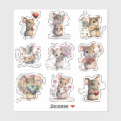 Lovable Mice Sticker (Vel)