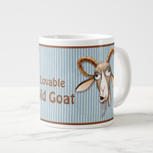 Lovable Old Goat - Aanpassen Grote Koffiekop (Voorkant rechts)